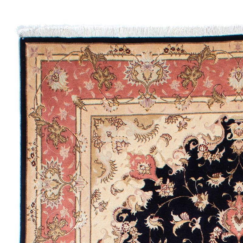 Alfombra Persa - Tabriz - Real - 245 x 168 cm - azul oscuro