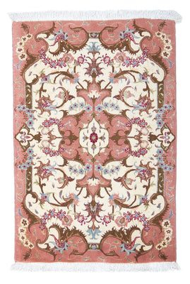Alfombra Persa - Tabriz - Real - 90 x 60 cm - beige