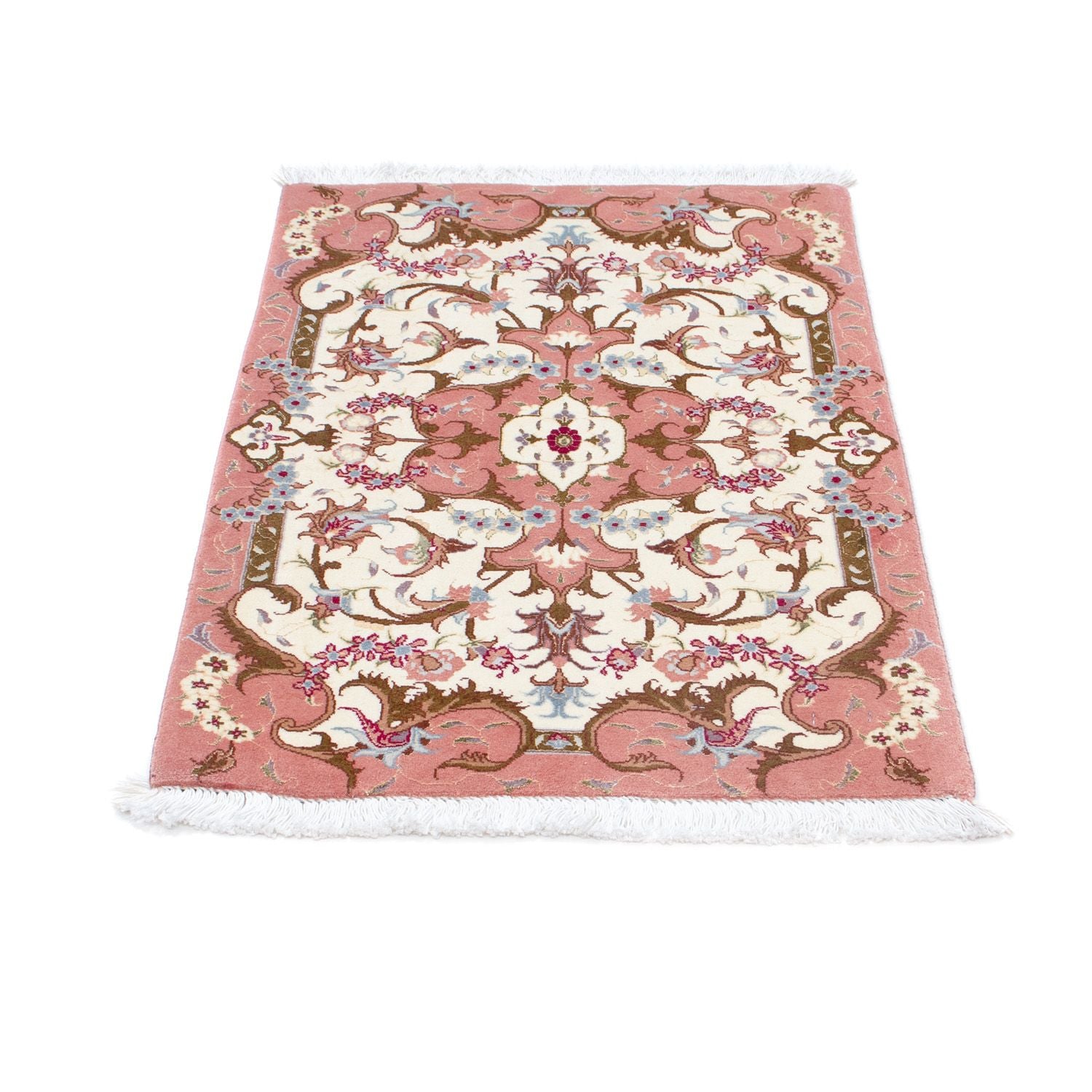Alfombra Persa - Tabriz - Real - 90 x 60 cm - beige