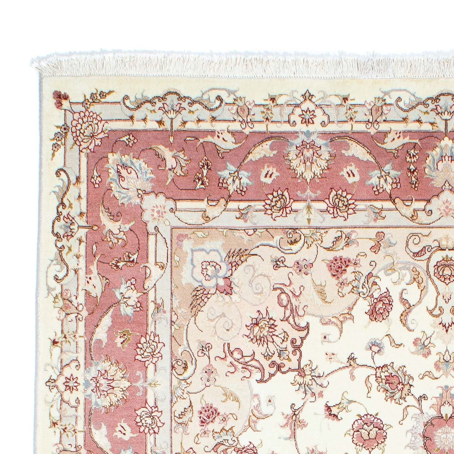 Alfombra Persa - Tabriz - Real - 237 x 163 cm - beige