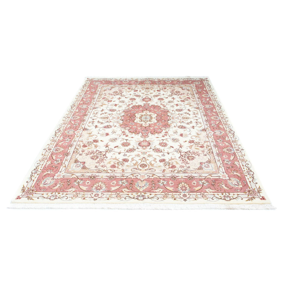Alfombra Persa - Tabriz - Real - 237 x 163 cm - beige