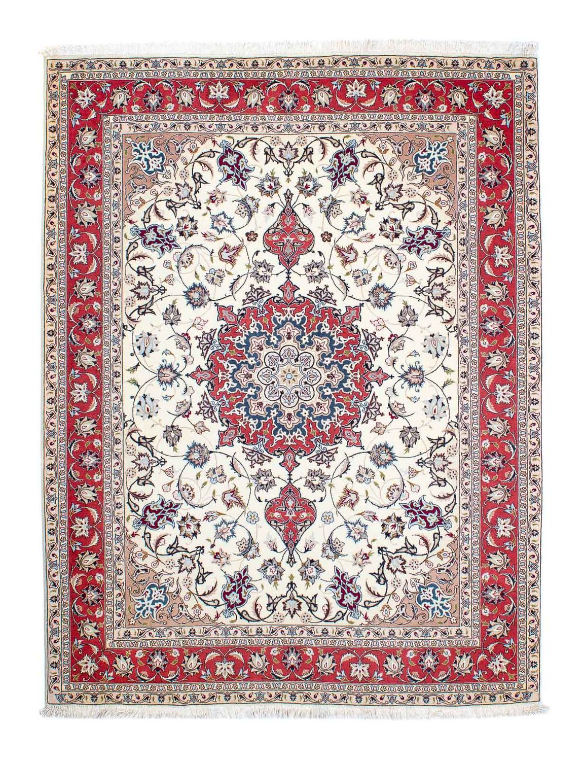 Alfombra Persa - Tabriz - Real - 191 x 156 cm - beige