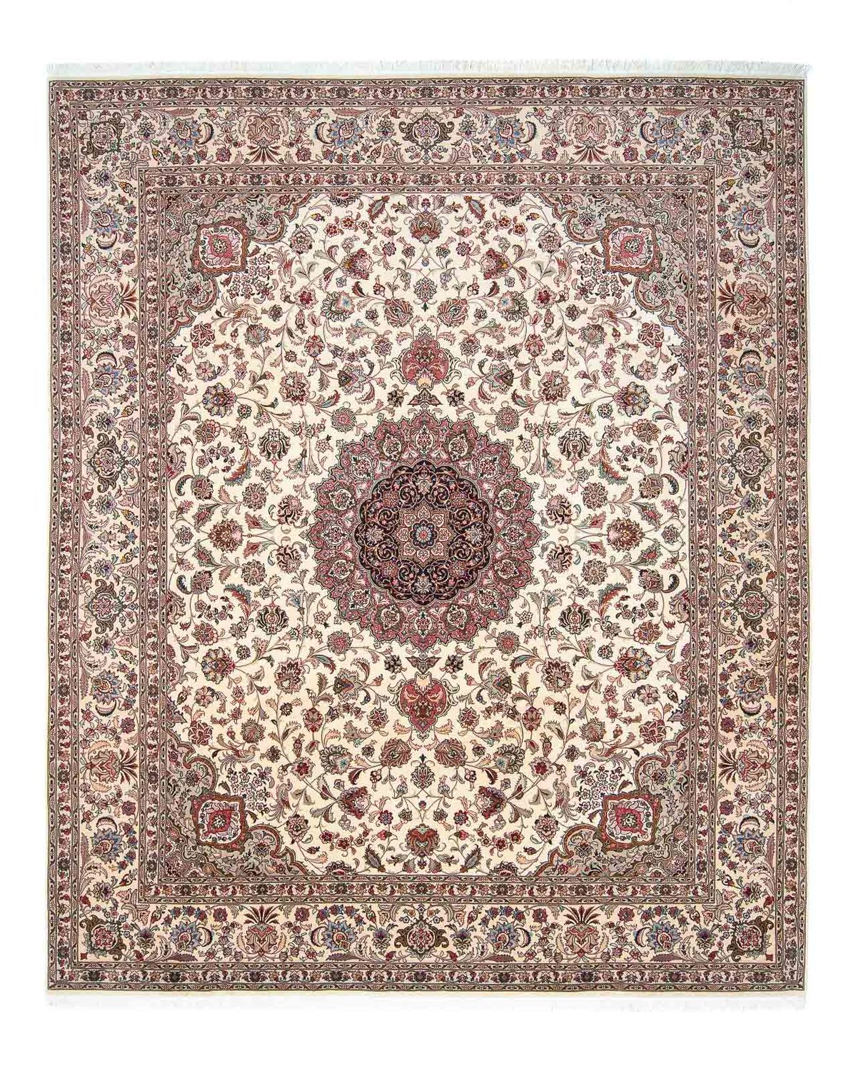 Alfombra Persa - Tabriz - Real - 306 x 252 cm - beige