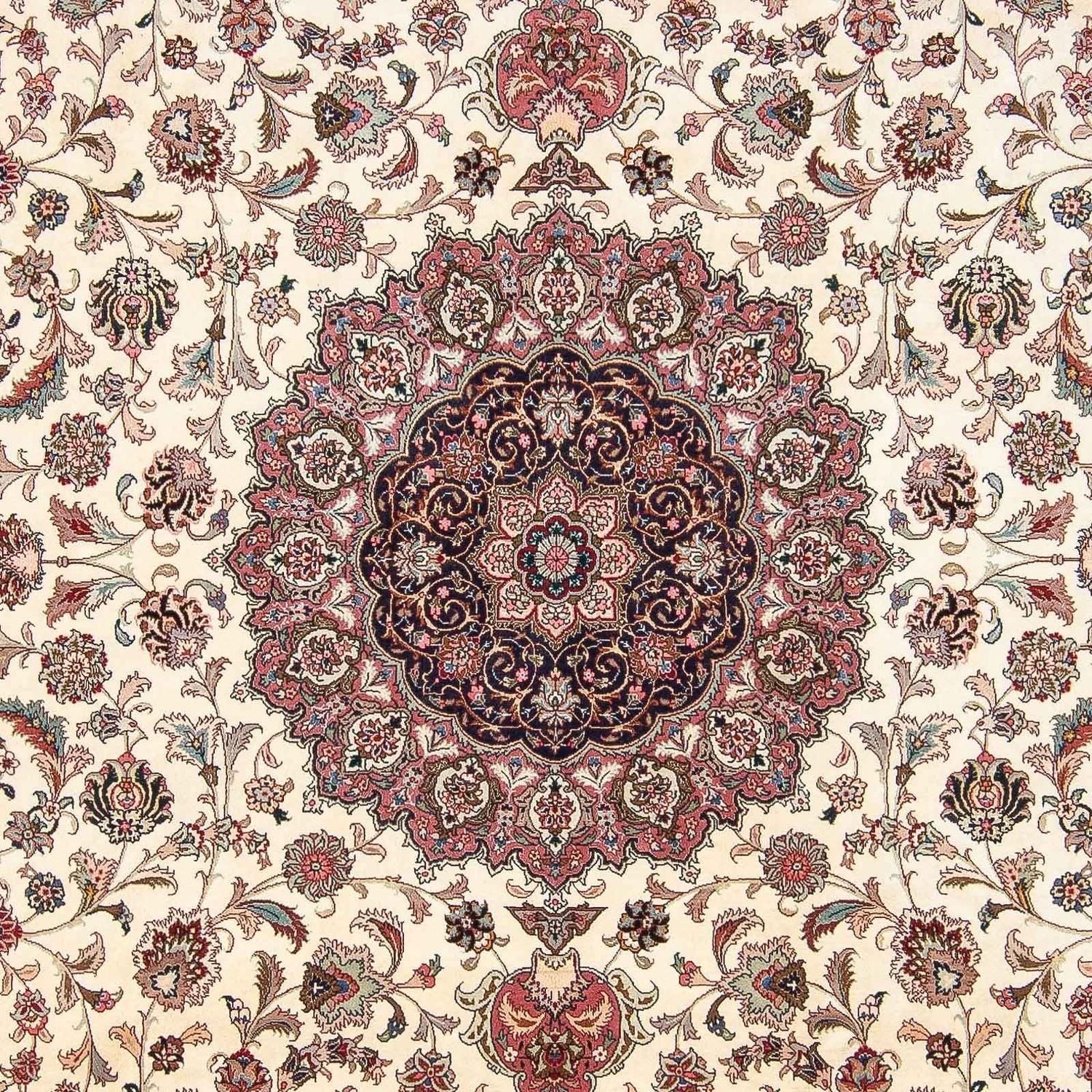 Alfombra Persa - Tabriz - Real - 306 x 252 cm - beige