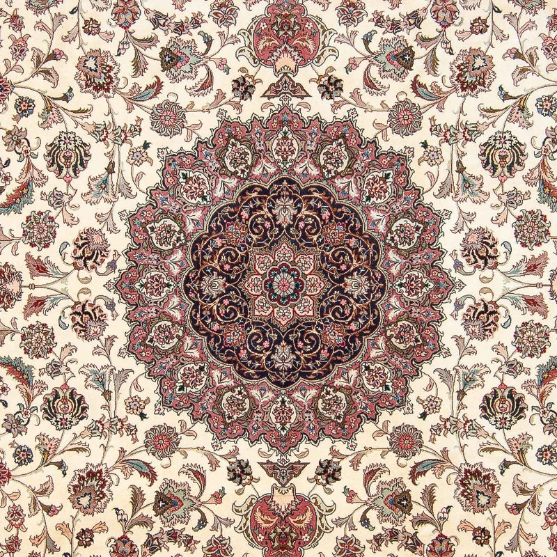 Alfombra Persa - Tabriz - Real - 306 x 252 cm - beige
