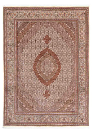 Alfombra persa - Tabriz - 358 x 255 cm - marrón claro