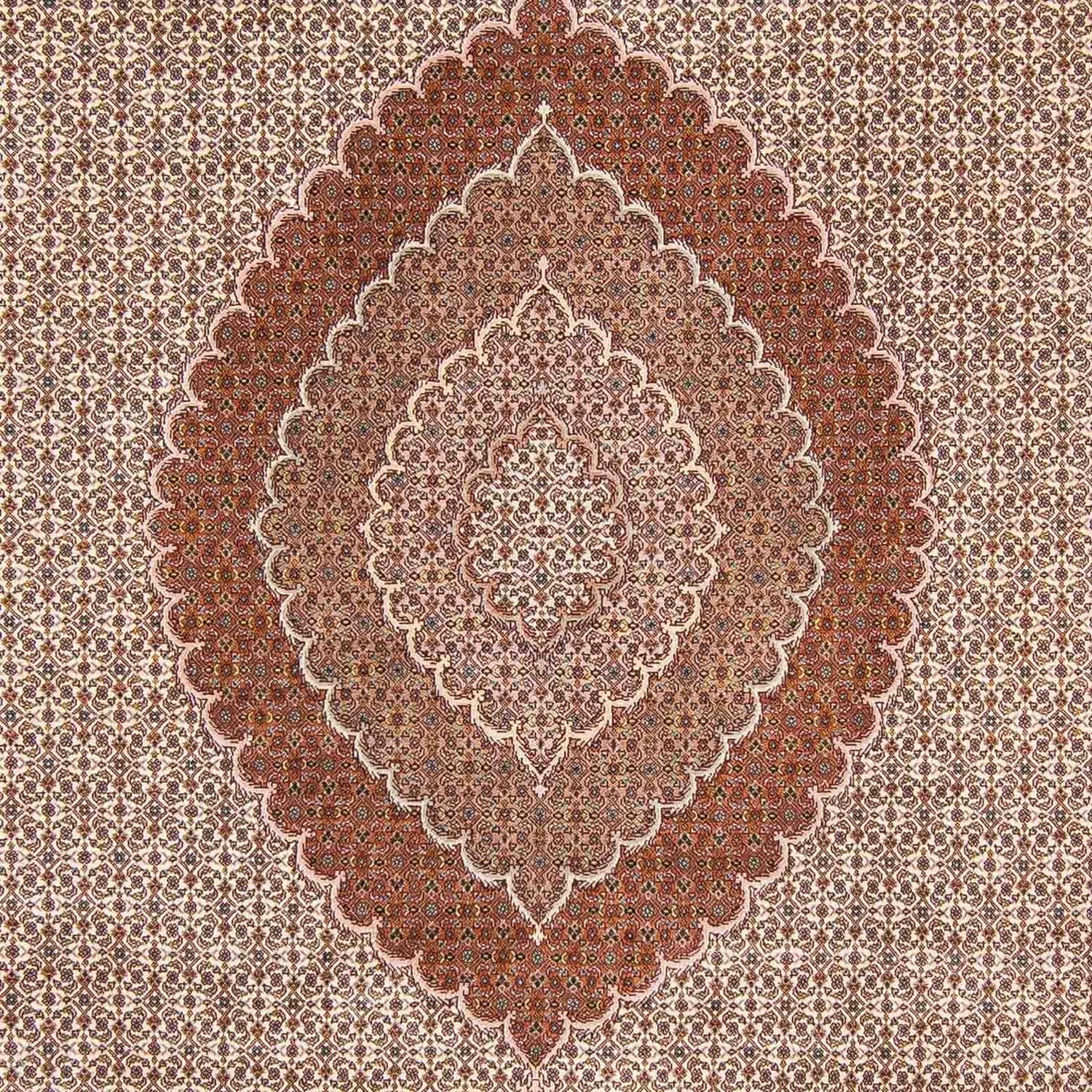 Alfombra persa - Tabriz - 358 x 255 cm - marrón claro