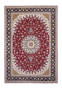 Alfombra Persa - Tabriz - Real - 305 x 205 cm - rojo oscuro