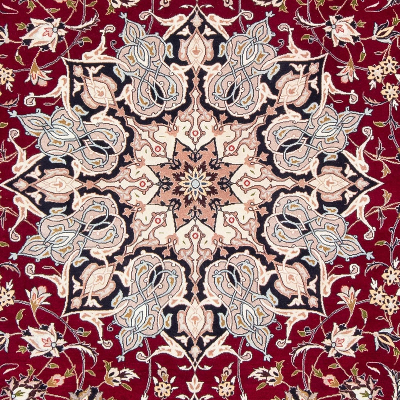 Alfombra Persa - Tabriz - Real - 305 x 205 cm - rojo oscuro