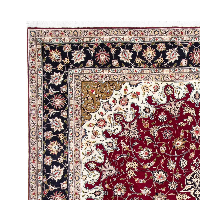 Alfombra Persa - Tabriz - Real - 305 x 205 cm - rojo oscuro