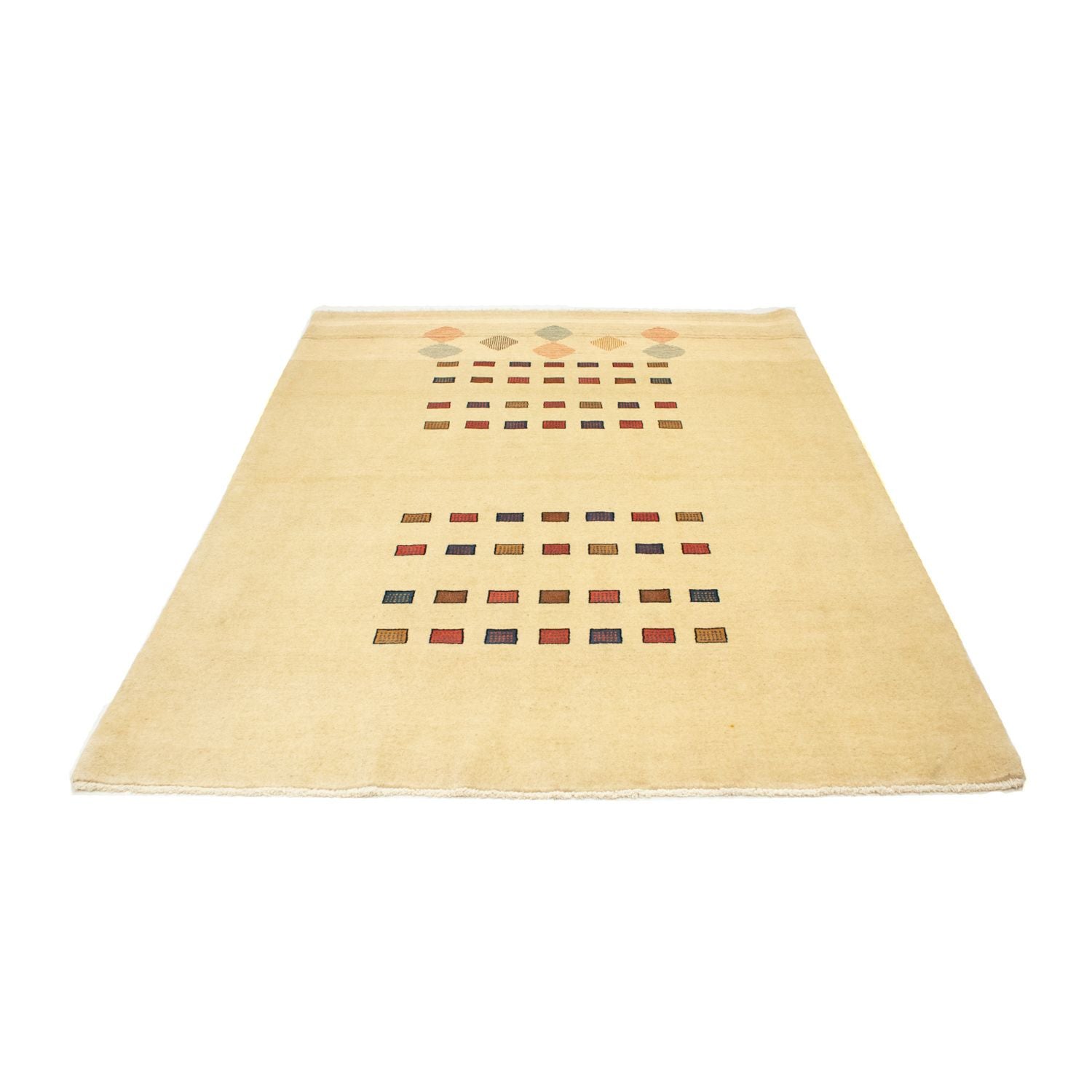 Alfombra Gabbeh - Loribaft Persa - 241 x 168 cm - beige
