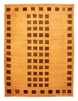 Alfombra Gabbeh - Loribaft Persa - 231 x 173 cm - oro