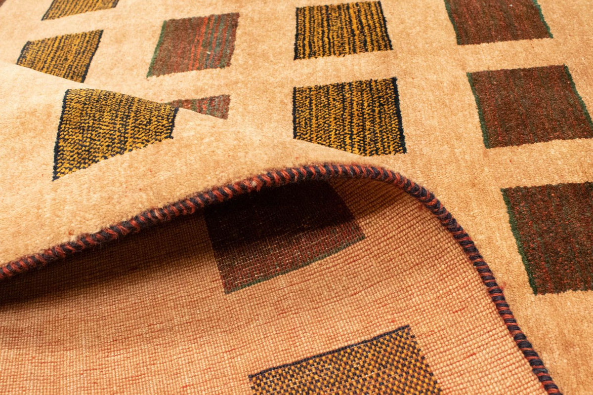 Alfombra Gabbeh - Loribaft Persa - 231 x 173 cm - oro