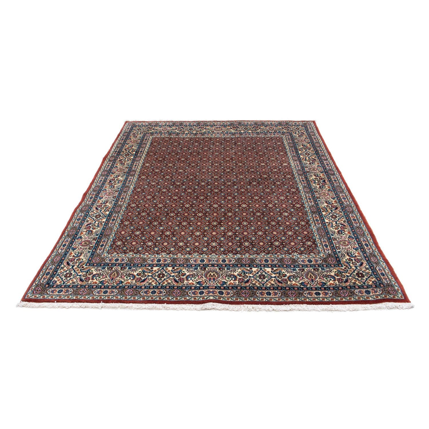 Alfombra persa - Clásica - 200 x 150 cm - rojo oscuro