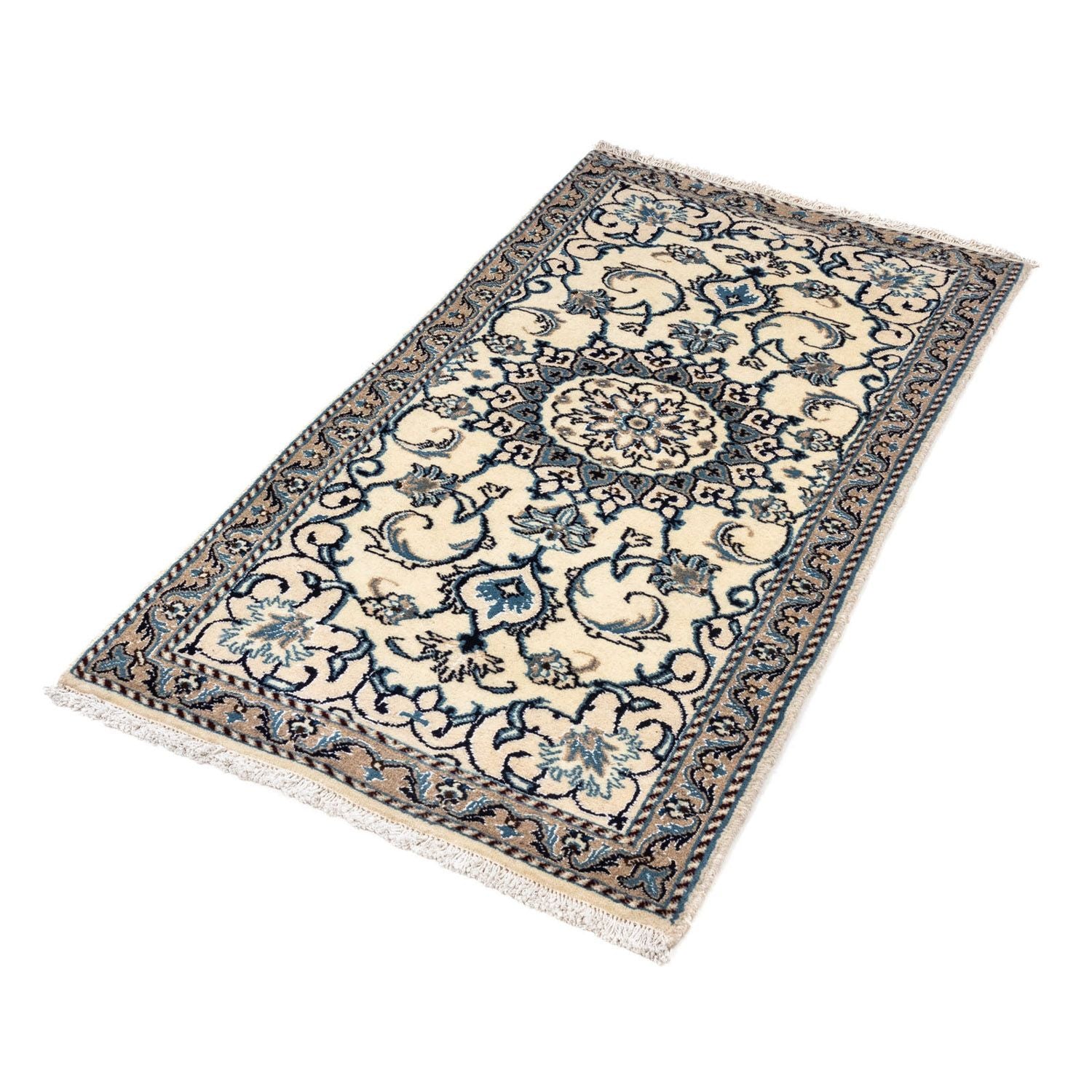 Alfombra persa - Nain - 136 x 86 cm - beige