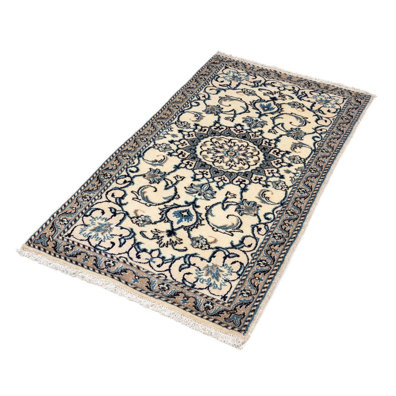 Alfombra persa - Nain - 136 x 86 cm - beige