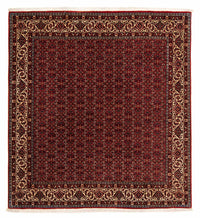 Alfombra persa - Bidjar cuadrado  - 207 x 200 cm - rojo oscuro