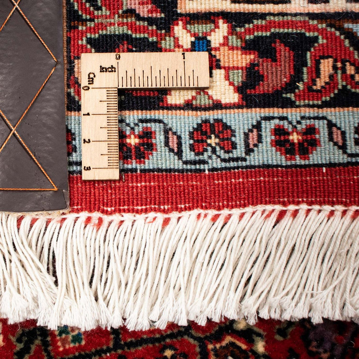 Alfombra persa - Bidjar cuadrado  - 207 x 200 cm - rojo oscuro