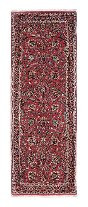Alfombra de pasillo Alfombra persa - Bidjar - 205 x 74 cm - rojo