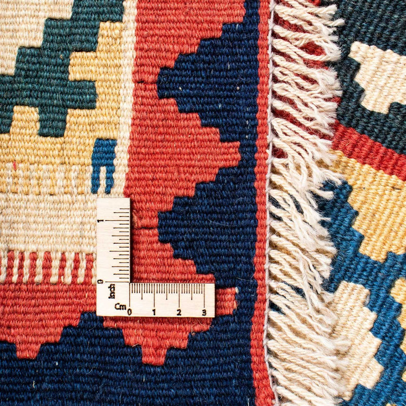 Alfombra Kelim - Oriental - 195 x 156 cm - rojo