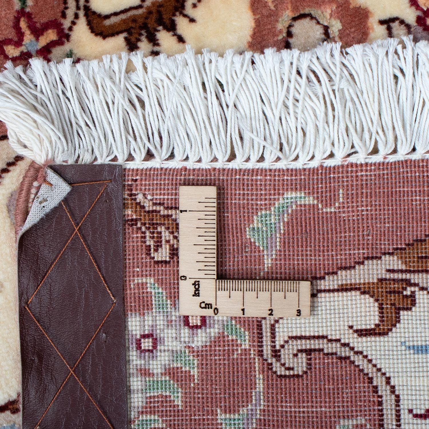 Alfombra Persa - Tabriz - Real - 93 x 62 cm - beige