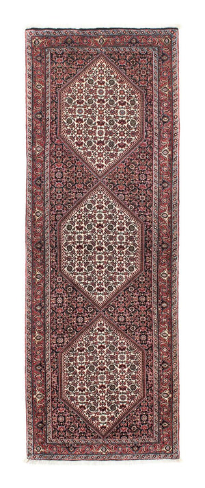 Alfombra de pasillo Alfombra persa - Bidjar - 216 x 72 cm - azul oscuro
