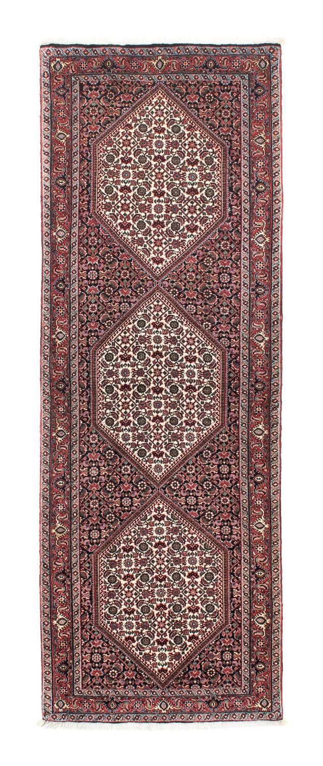 Alfombra de pasillo Alfombra persa - Bidjar - 216 x 72 cm - azul oscuro