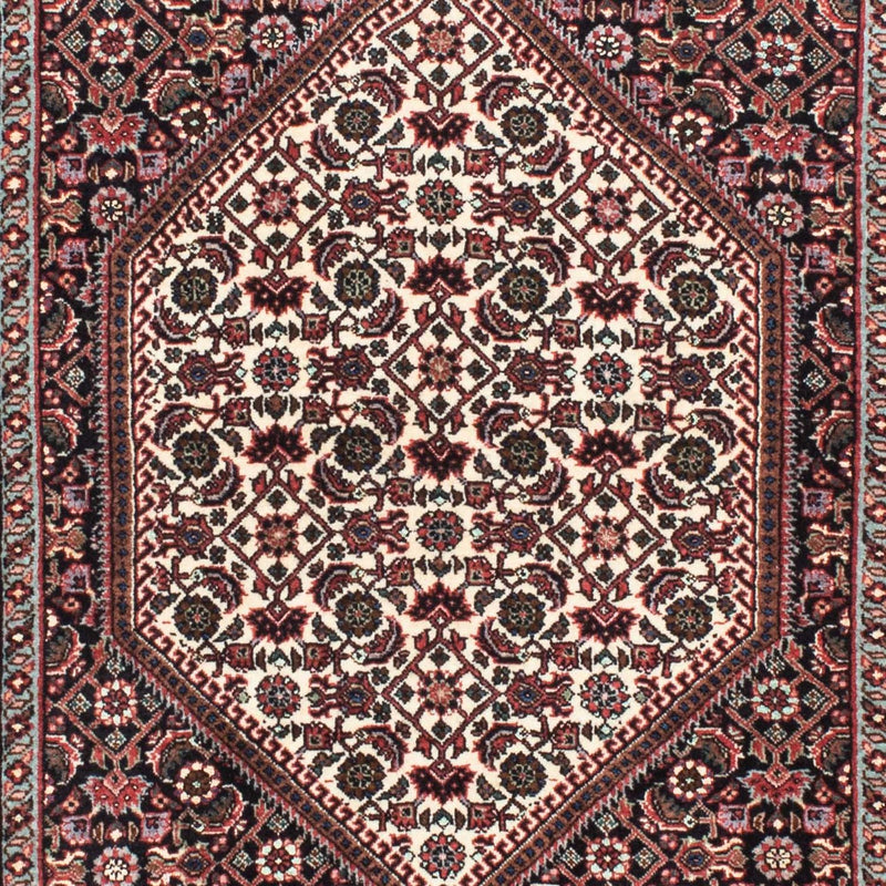 Alfombra de pasillo Alfombra persa - Bidjar - 216 x 72 cm - azul oscuro