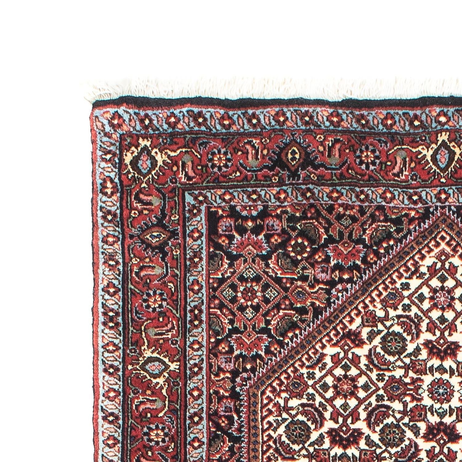 Alfombra de pasillo Alfombra persa - Bidjar - 216 x 72 cm - azul oscuro