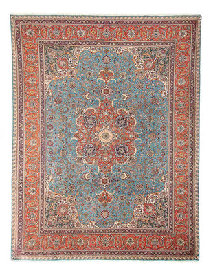Alfombra Persa - Tabriz - Real - 395 x 304 cm - azul claro