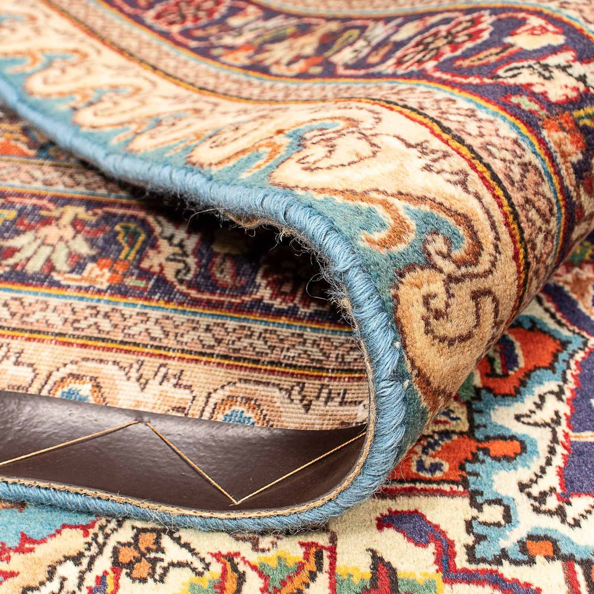 Alfombra Persa - Tabriz - Real - 395 x 304 cm - azul claro