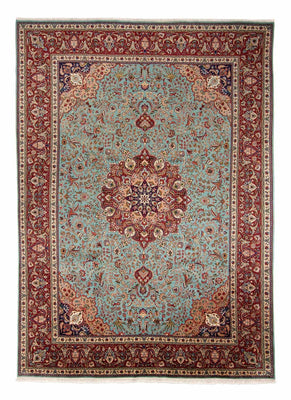 Alfombra Persa - Tabriz - Real - 350 x 248 cm - turquesa