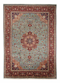Alfombra Persa - Tabriz - Real - 350 x 248 cm - turquesa