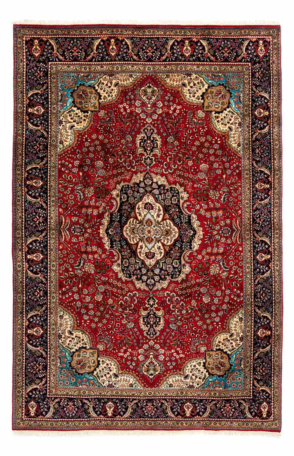 Alfombra Persa - Tabriz - Real - 302 x 206 cm - rojo
