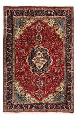 Alfombra Persa - Tabriz - Real - 302 x 206 cm - rojo