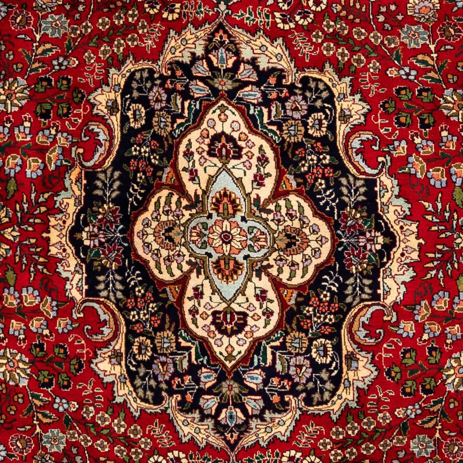 Alfombra Persa - Tabriz - Real - 302 x 206 cm - rojo