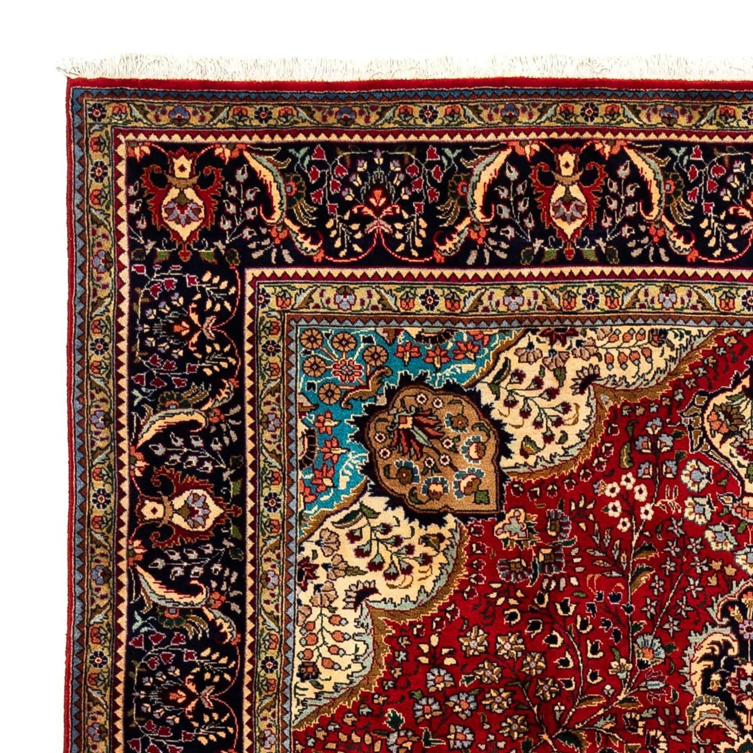 Alfombra Persa - Tabriz - Real - 302 x 206 cm - rojo