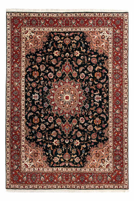 Alfombra Persa - Tabriz - Real - 266 x 192 cm - azul oscuro