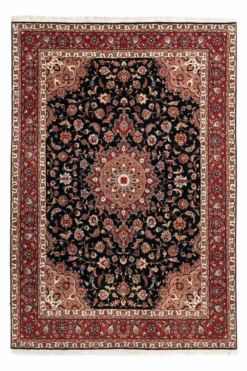 Alfombra Persa - Tabriz - Real - 266 x 192 cm - azul oscuro