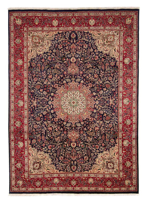 Alfombra Persa - Tabriz - Real - 342 x 246 cm - azul oscuro