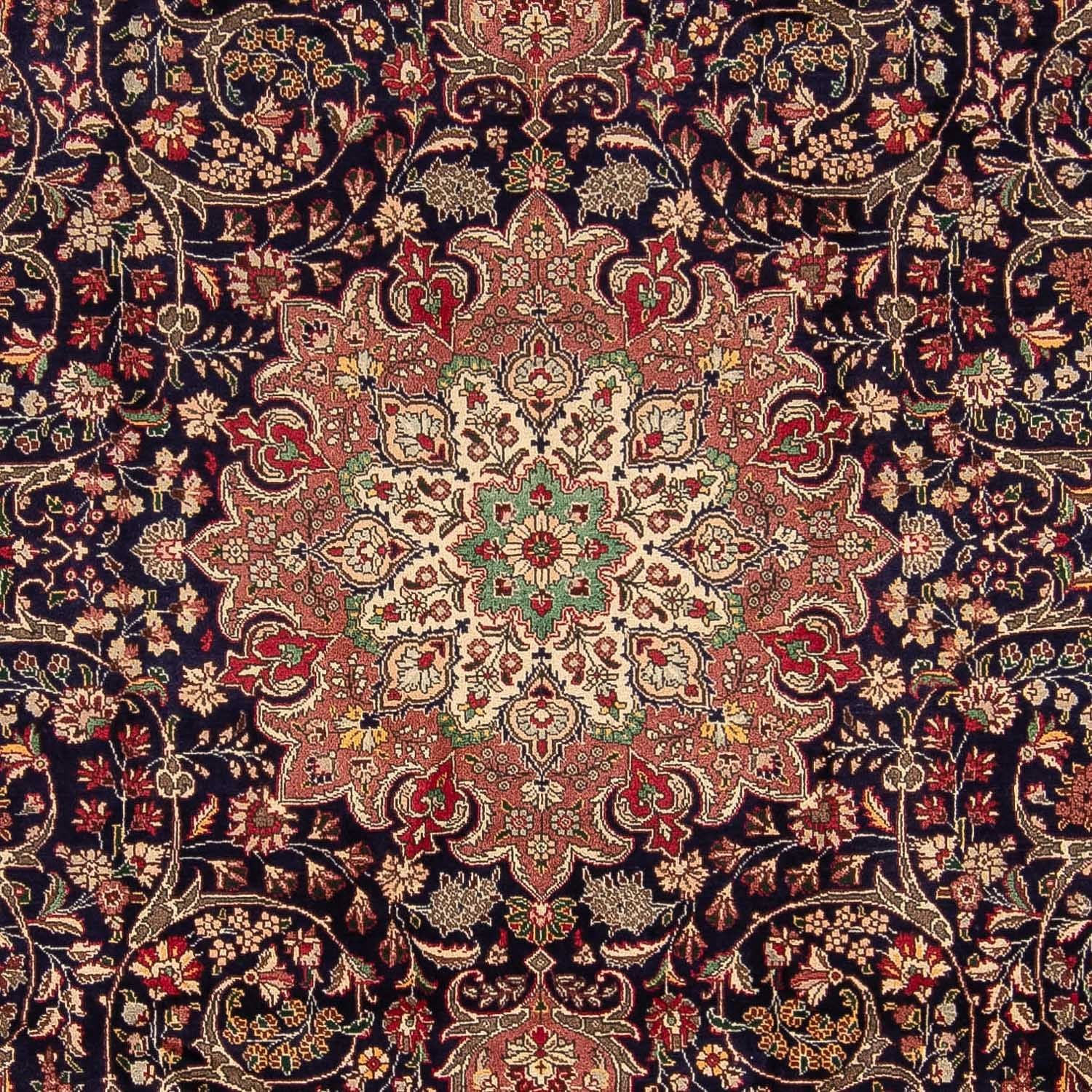 Alfombra Persa - Tabriz - Real - 342 x 246 cm - azul oscuro