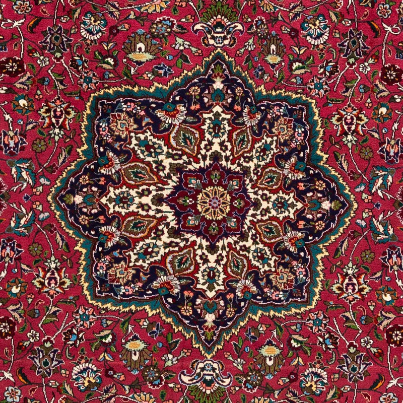 Alfombra Persa - Tabriz - Real - 280 x 205 cm - rojo oscuro