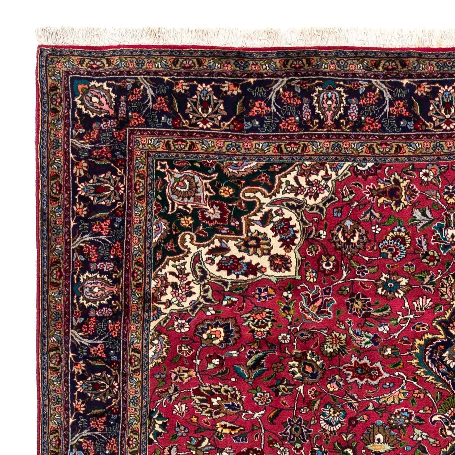 Alfombra Persa - Tabriz - Real - 280 x 205 cm - rojo oscuro
