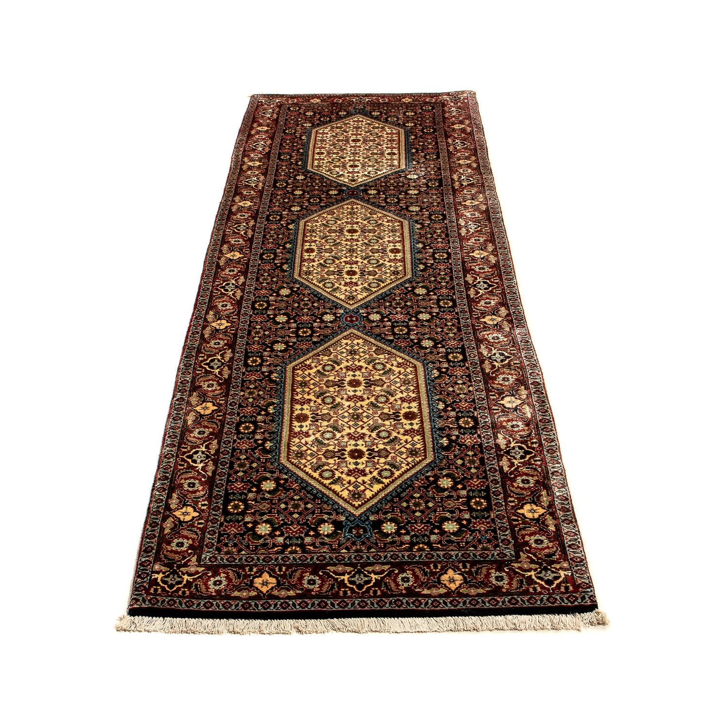 Alfombra de pasillo Alfombra persa - Bidjar - 282 x 73 cm - multicolor