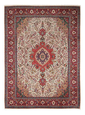 Alfombra Persa - Tabriz - Real - 349 x 255 cm - rojo
