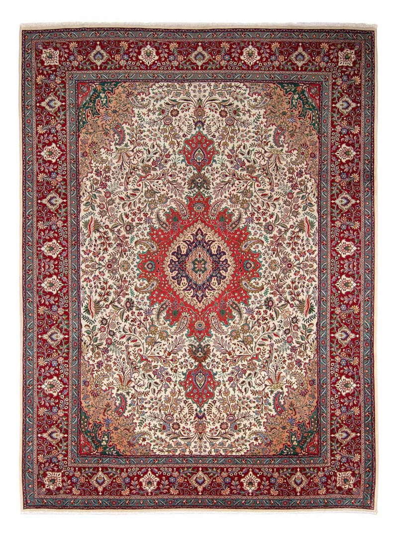 Alfombra Persa - Tabriz - Real - 349 x 255 cm - rojo