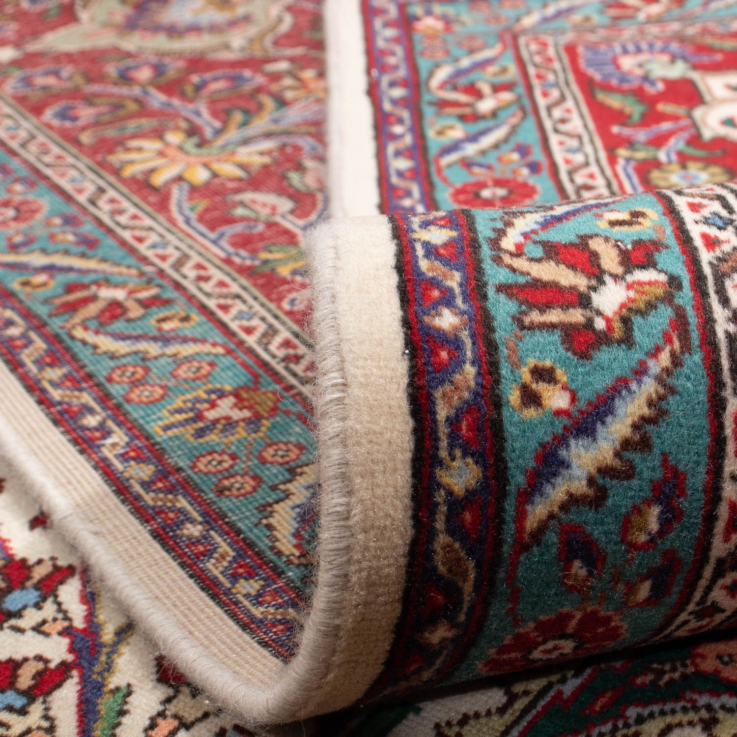 Alfombra Persa - Tabriz - Real - 349 x 255 cm - rojo