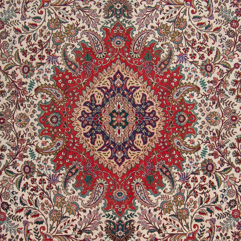 Alfombra Persa - Tabriz - Real - 348 x 255 cm - rojo