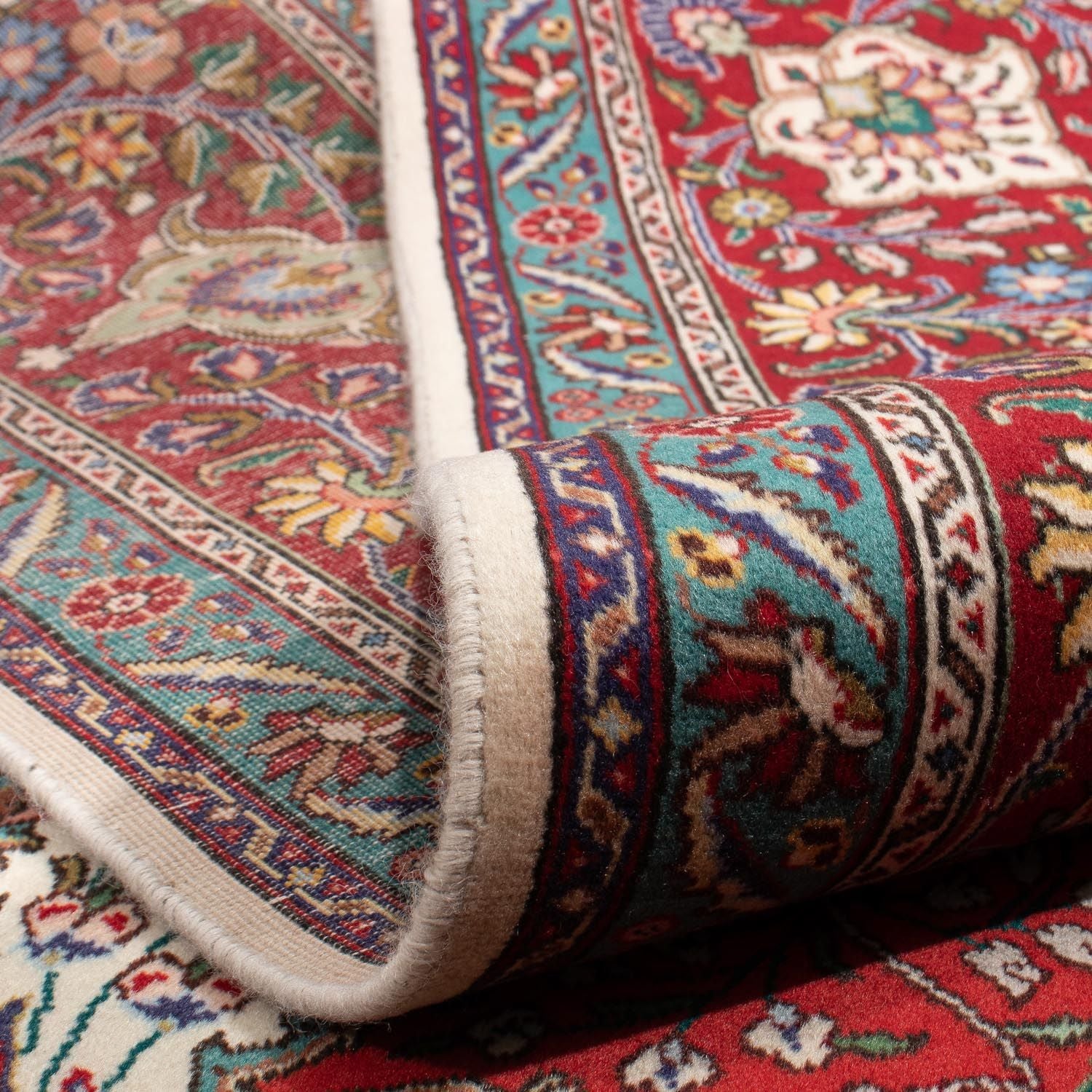 Alfombra Persa - Tabriz - Real - 348 x 255 cm - rojo