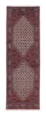 Alfombra de pasillo Alfombra persa - Bidjar - 209 x 75 cm - rojo